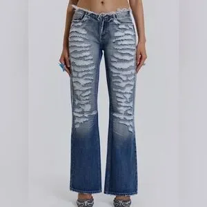 ‧˚₊*̥✧ jaded london denim onepiece Shop Not My First Rodeo 6 in 1 Multi-wear Denim Jumpsuit